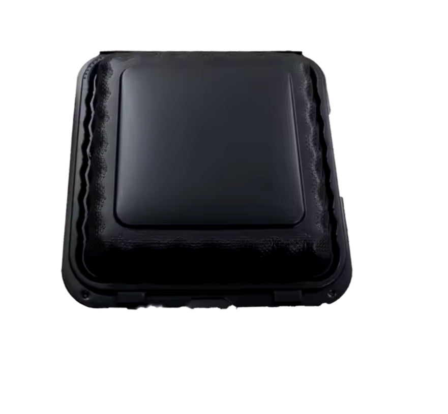 9 inch ECO-friendly Disposable lunch box Environmental takeout container -3 compartment food container 150pcs/carton