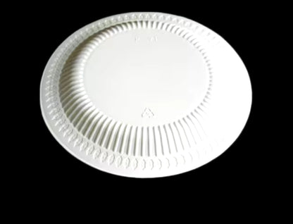 9 inch 1 compartment Eco-friendly Disposable PP plastic round plate 500pcs/carton